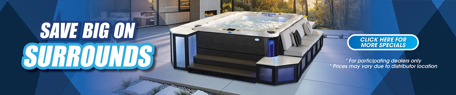 Calspas hot tub being used in a family setting - Glendora