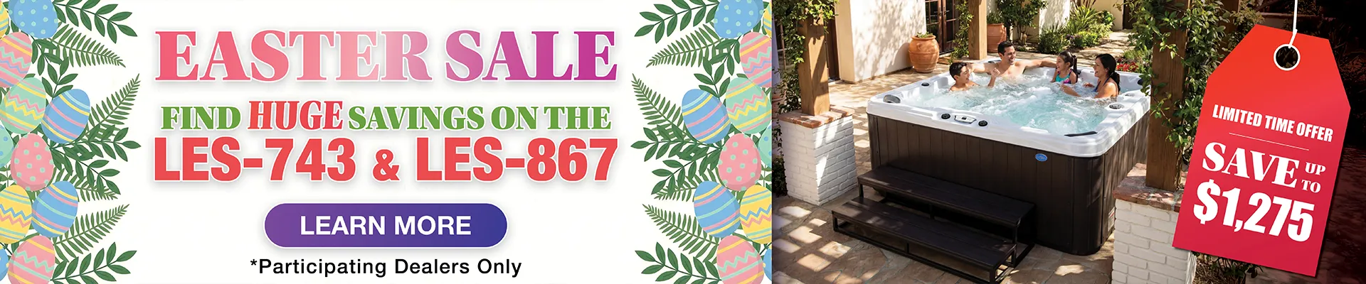 Calspas hot tub being used in a family setting - Glendora