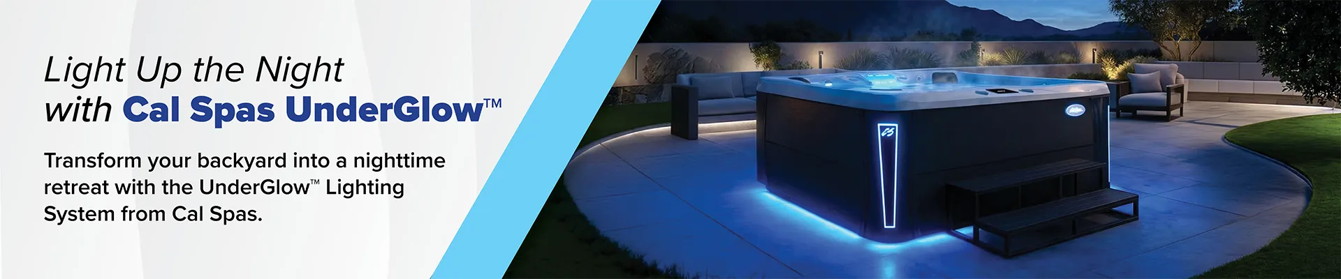 Calspas hot tub being used in a family setting - Glendora