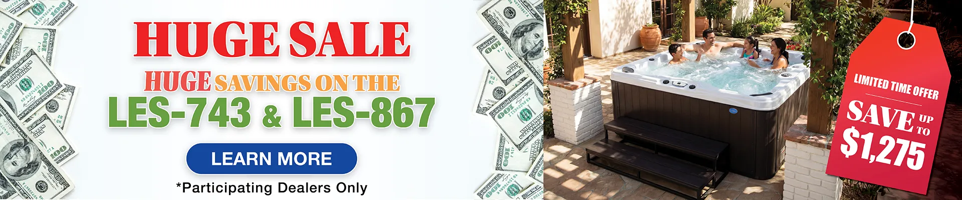 Calspas hot tub being used in a family setting - Glendora